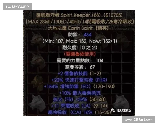 暗黑2重制版:装备属性之谜 暗黑2重制版:装备属性之谜